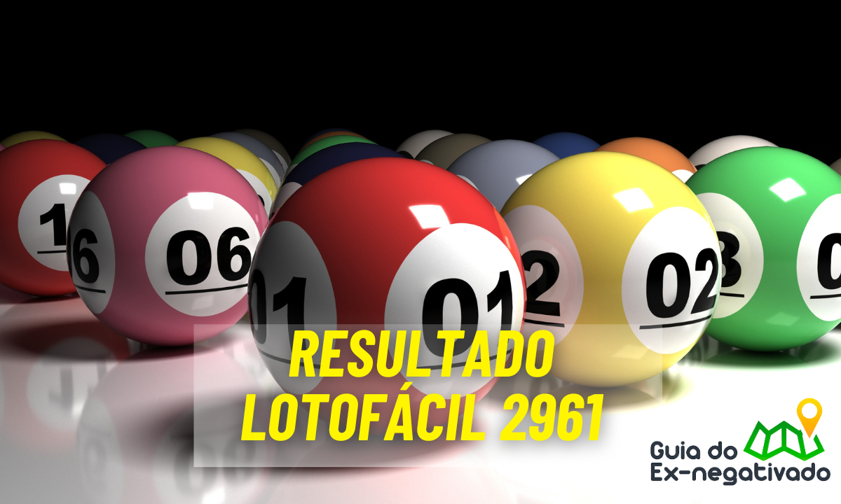 Resultado Lotofácil 2961