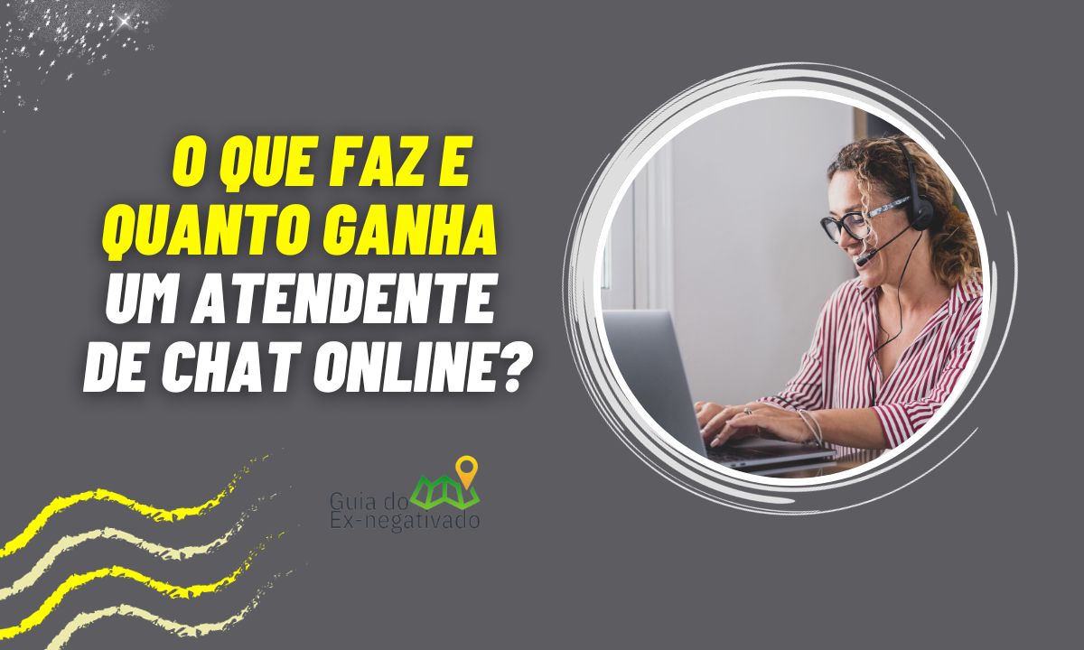 Atendente de chat home office noturno