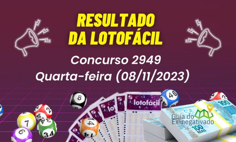 Resultado Lotofácil 2949