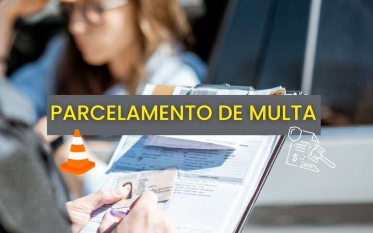 Tem como parcelar multa