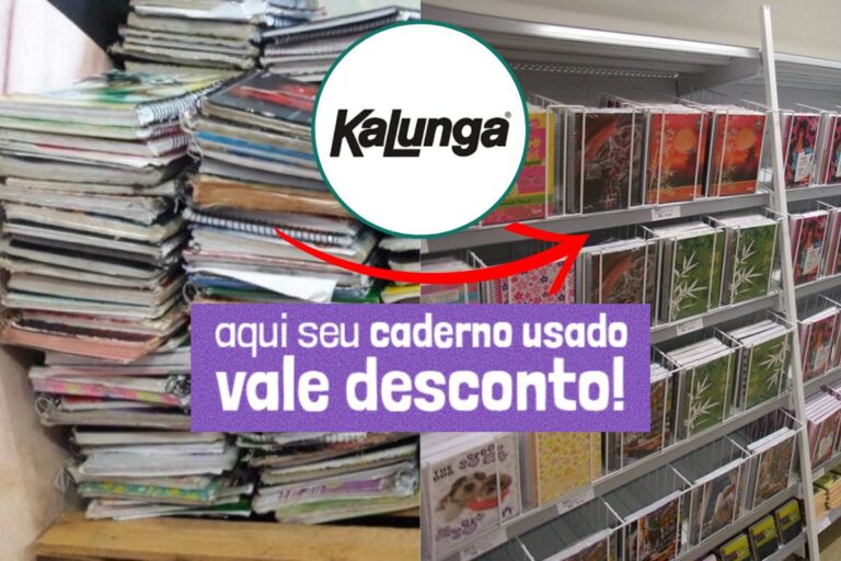 Kalunga Oferece Descontos por Cadernos Usados (SAIBA APROVEITAR) 2 Kalunga.
