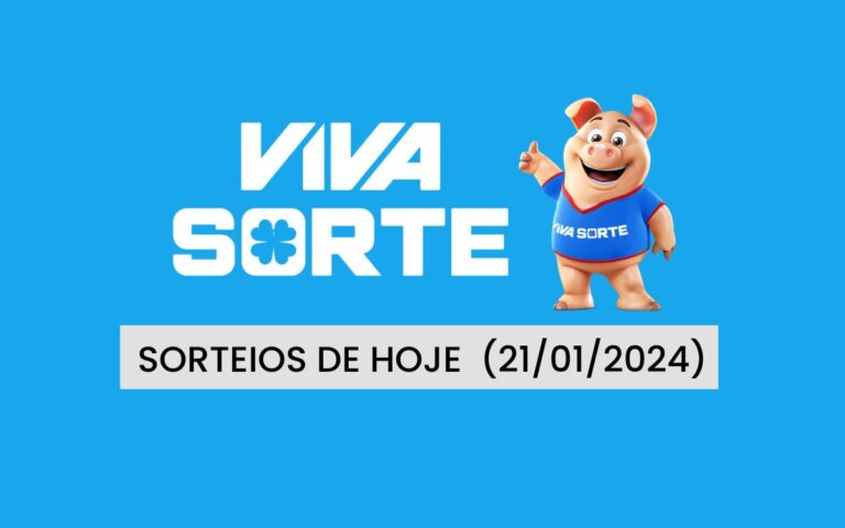 Viva Sorte oficial: resultados de hoje (21/01/24) com 21 ganhadores 1 Viva Sorte resultados